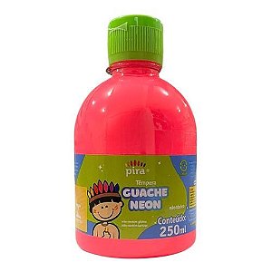 Tinta Guache Neon 250Ml Rosa Piratininga