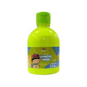 Tinta Guache Neon 250Ml Amarelo Piratininga