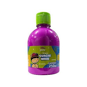 Tinta Guache Neon 250Ml Roxo Piratininga