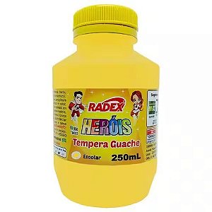 Tinta Guache 250Ml Amarela 2566 Radex