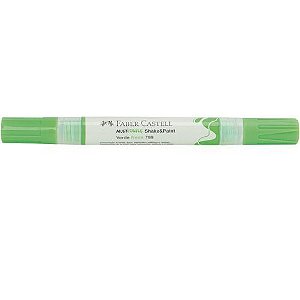 Marcador Criativo Multimark Shake&Paint Verde Beon 799 Faber Castell