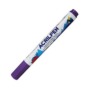 Caneta para Tecido Acrilpen Cod 516 Violeta Acrilex
