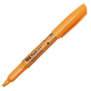Marca Texto Flash Laranja Pastel Tris