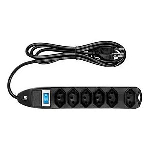 Regua Extensora com 6 Tomadas Bivolt 2p+t Multilaser