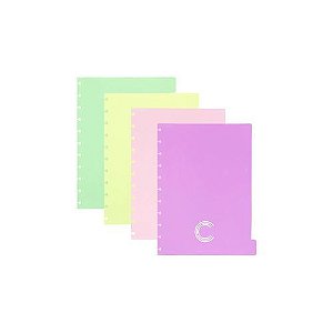 Divisorias Pastel A5 Caderno Inteligente
