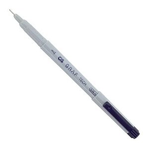 Caneta Graf Tech Ultra Fina Preta 0.05 mm Cis