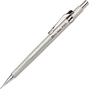 Pentel Lapiseira P205 Prata 0.5mm