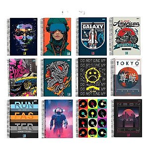 Caderno Esp Univ CD 15 Materias Flow 240 Folhas Jandaia