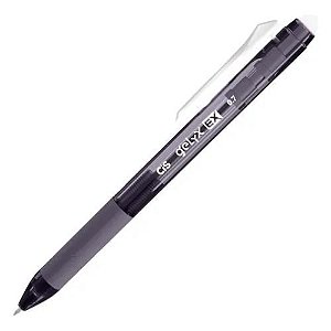Caneta Retratil Apagavel CIS Gelyx EX Preta