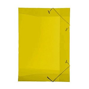 Pasta com Aba Oficio Fina Soft Amarela Polibras