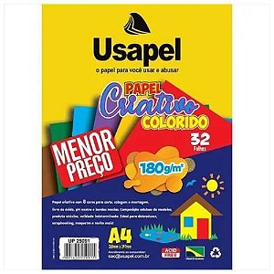 Bloco Criativo Lumi Cards A4 5 Cores 180g 25fls