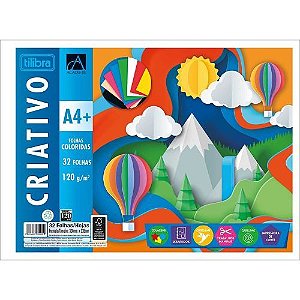 Bloco Criativo 120g Academie 8 Cores 32f Tilibra