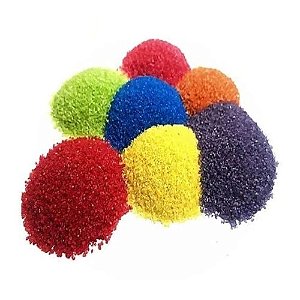 Areia Colorida Pct com 950g Amarelo Gema Terra Nobre