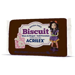 Massa P/ Biscuit 90G Marrom Cod 531 Acrilex