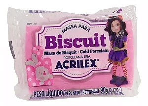 Massa P/ Biscuit 90G Rosa Escuro Cod 542 Acrilex