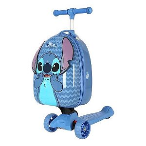 Mala Infantil Patinete Mf10525sc-az Stitch Azul Luxcel