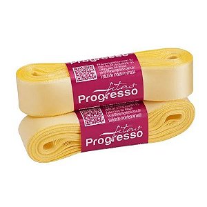Fita de Cetim Cf005 22mmx10m 1389 Amarelo Bebe Fitas Progresso