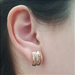 Brinco banhado a outro 18k Cod 377
