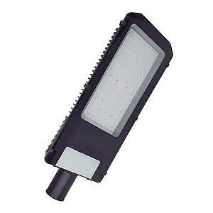 Luminária LED Pública 150W Preta SMD 6500K IP66 bivolt.