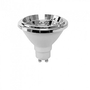 Lâmpada led AR70 4,8w 2700k GU10 1483 bivolt Galaxy Led.
