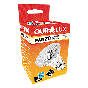 Lâmpada PAR20 50W 127V 30º.