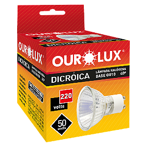 Lâmpada Dicróica GU10 50W 220V.