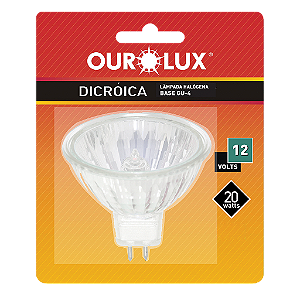 Lâmpada Dicroica MR11 GU4 20W 12V 30º.