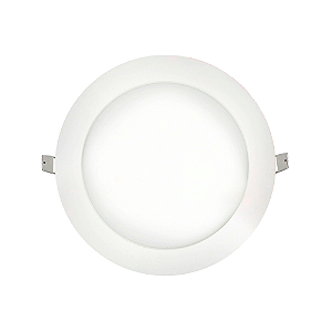 Plafon Superled Embutir 24W bivolt 4000K Redondo Ø 30cm.