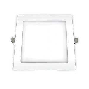 Plafon Superled Embutir 24W bivolt 6500K Quadrado 30cm x 30cm.