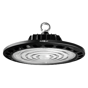Luminária High Bay UFO 100W 6500K 100lm/W IP65.