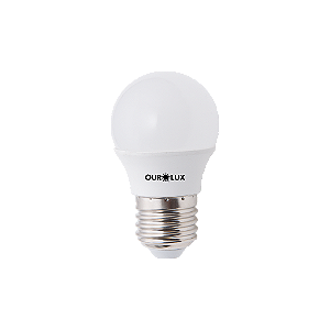 Lâmpada Superled S30 4W Bolinha Bivolt 6500K branco frio E14.