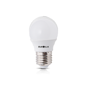 Lâmpada Superled S30 4W Bolinha Bivolt 2700K branco quente E14.