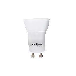 Lâmpada Superled Mini Dicróica MR-11 GU10 4W bivolt 2700K 38°.
