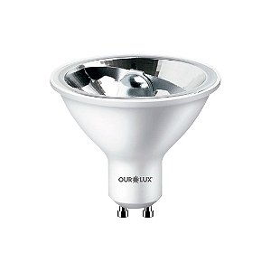 Lâmpada Superled AR70 4,8W bivolt dimerizável 2700K 24°.