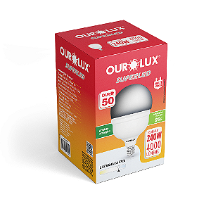 Lâmpada Superled Alta Potência T 35W Bivolt 6500K E40.