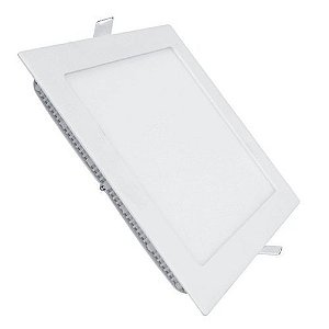 Luminária Plafon LED 36W Quadrado 40cm x 40cm Embutir 3000K bivolt.