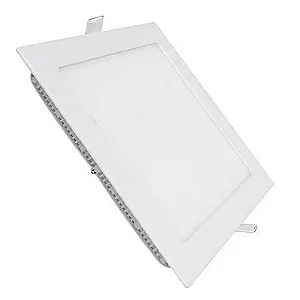 Luminária Plafon LED 36W Quadrado 40cm x 40cm Embutir 6500K bivolt.