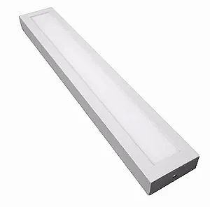 Luminária Plafon LED 36W Retangular 15cm x 120cm Sobrepor 4000K bivolt.