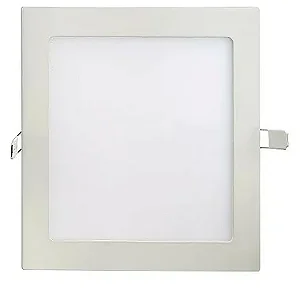 Luminária Plafon LED 25W Quadrado 30cm x 30cm Embutir 4000K bivolt.