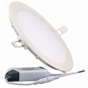 Luminária Plafon LED 25W Redonda Ø 30cm Embutir 4000K bivolt.