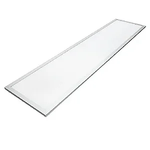 Luminária Plafon LED 48W Retangular 30cm x 120cm Embutir 4000K bivolt.