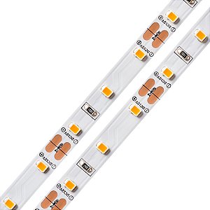 Fita De Led 3000K 6w Por Metro 12v 5 Metros IP20 Irc80 Evo.