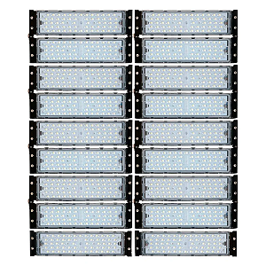 Refletor Industrial holofote modular LED 900W 6500K branco frio IP67.