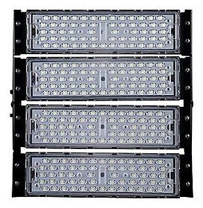 Refletor Industrial holofote modular LED 200W 6500K branco frio IP67.