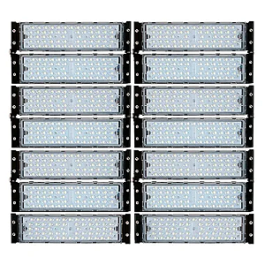 Refletor Industrial holofote modular LED 700W 4000K branco neutro IP67.