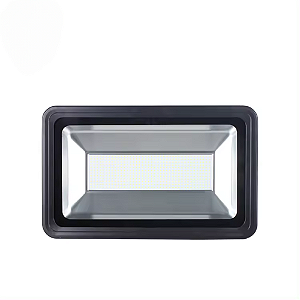 Refletor LED 1500W 6500K branco frio preto SMD IP66 bivolt.