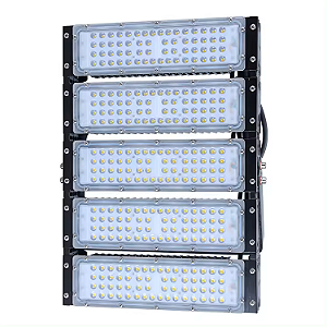 Refletor Industrial holofote modular LED 250W 4000K branco neutro IP67.