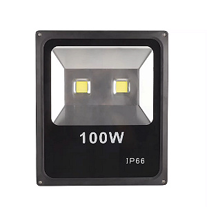 Refletor holofote LED COB 100w Azul a prova d'água IP66 bivolt.