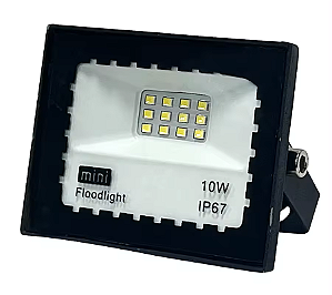 Mini refletor holofote led SMD 10w Verde IP67.