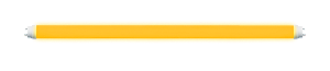 Lâmpada LED tubular Amarelo 18W bivolt 120cm.